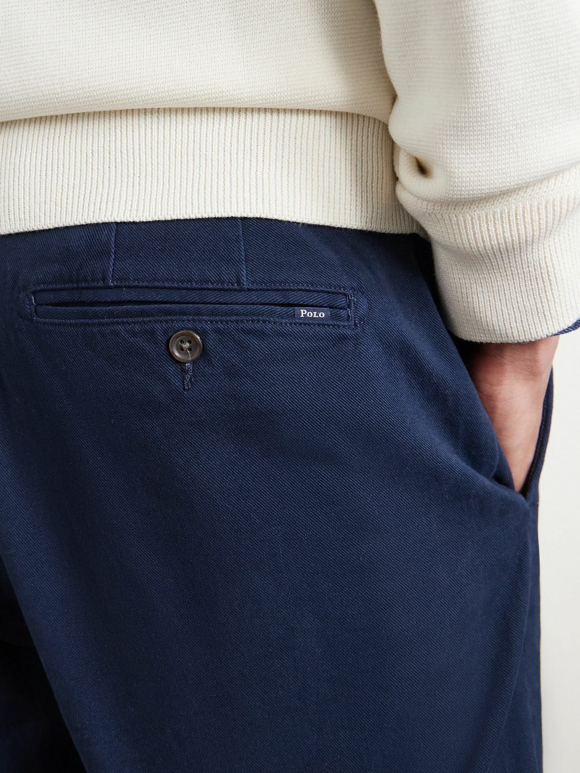 Polo Ralph Lauren - Straight-Leg Cotton-Blend Twill Trousers - Blue
