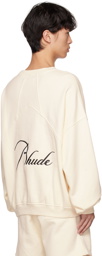 Rhude Off-White Classic Sweatshirt