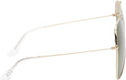 Marni Gold Show Pilot Sunglasses
