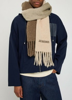Jacquemus Le Moisson Alpaca-blend Scarf - Beige - One Size