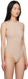 Valentino Tan Crewneck Bodysuit