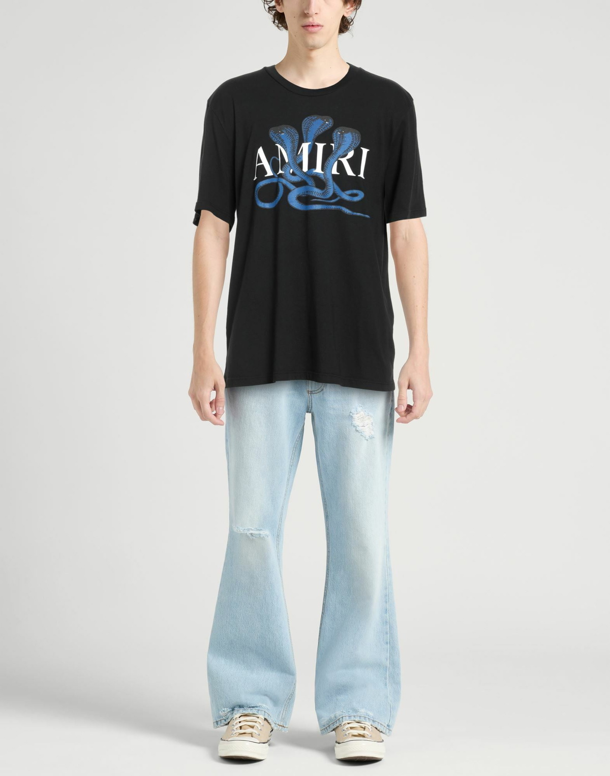 Amiri Mens T-shirt in Black