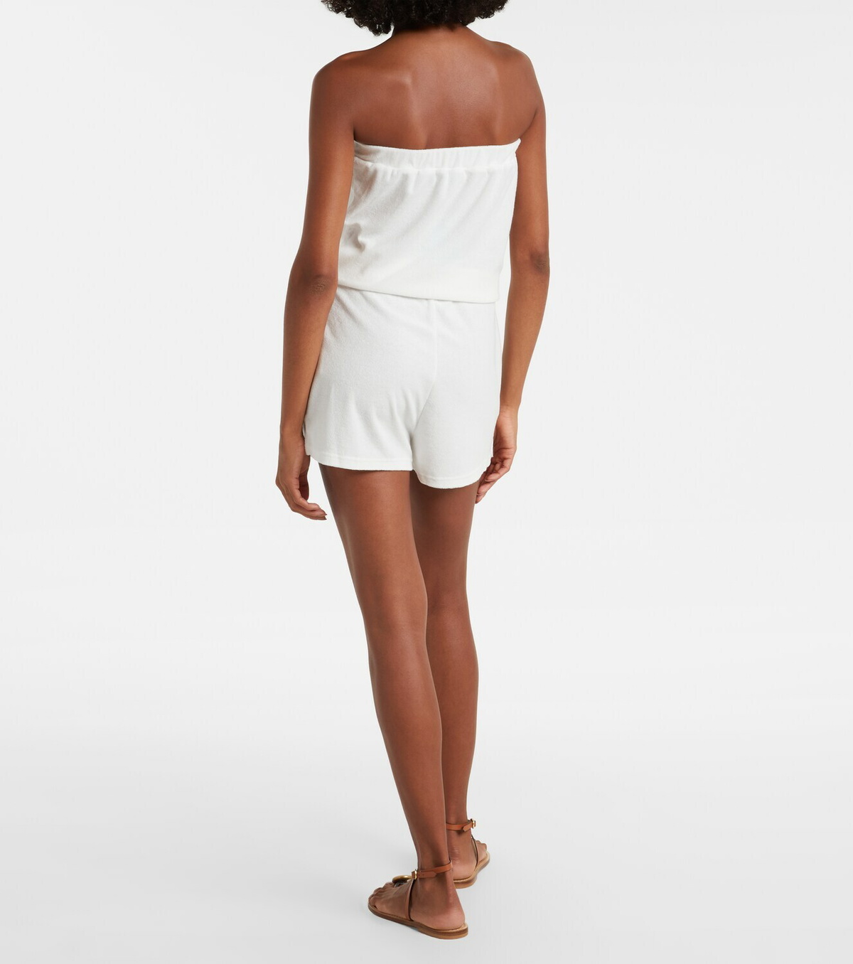 Melissa Odabash Venus cotton-blend romper