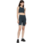 Girlfriend Collective Navy High-Rise Bike Shorts