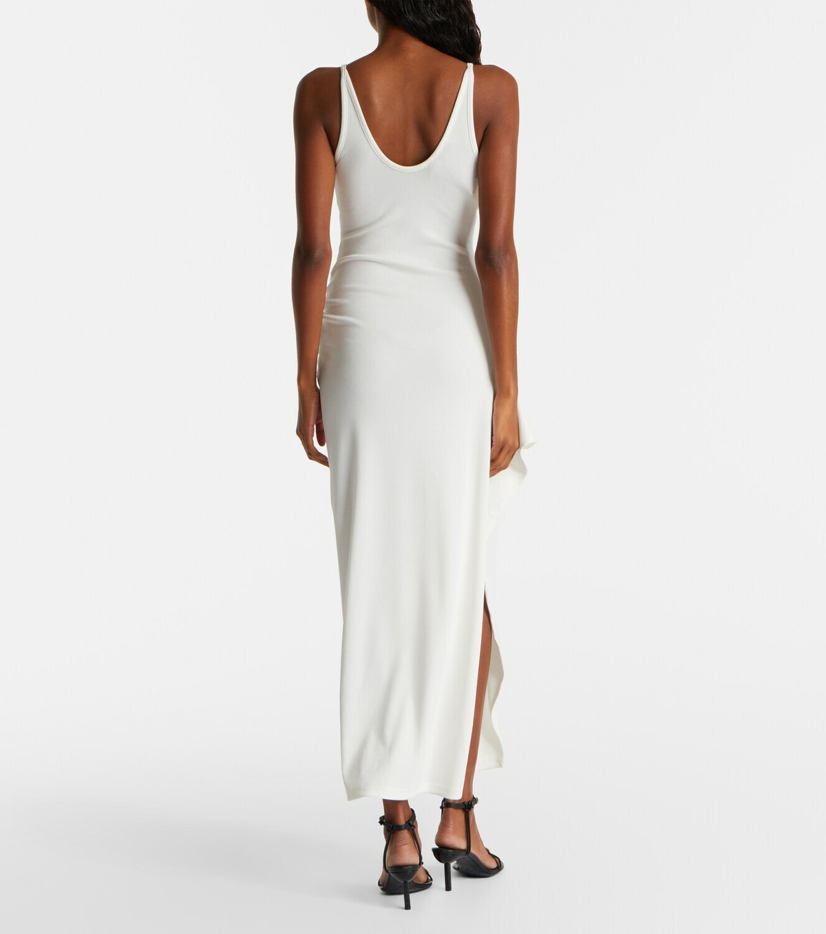 Christopher Esber Mineral Stone embellished jersey maxi dress