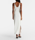 Christopher Esber Mineral Stone embellished jersey maxi dress