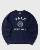 Sporty & Rich Veritas Soft Crewneck Blue Womens Sweatshirt
