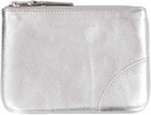 Comme des Garçons Wallet Logo Detail Flat Leather Pouch