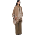 Max Mara Brown Hildestole Scarf