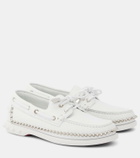 Christian Louboutin Gerockel leather boat shoes