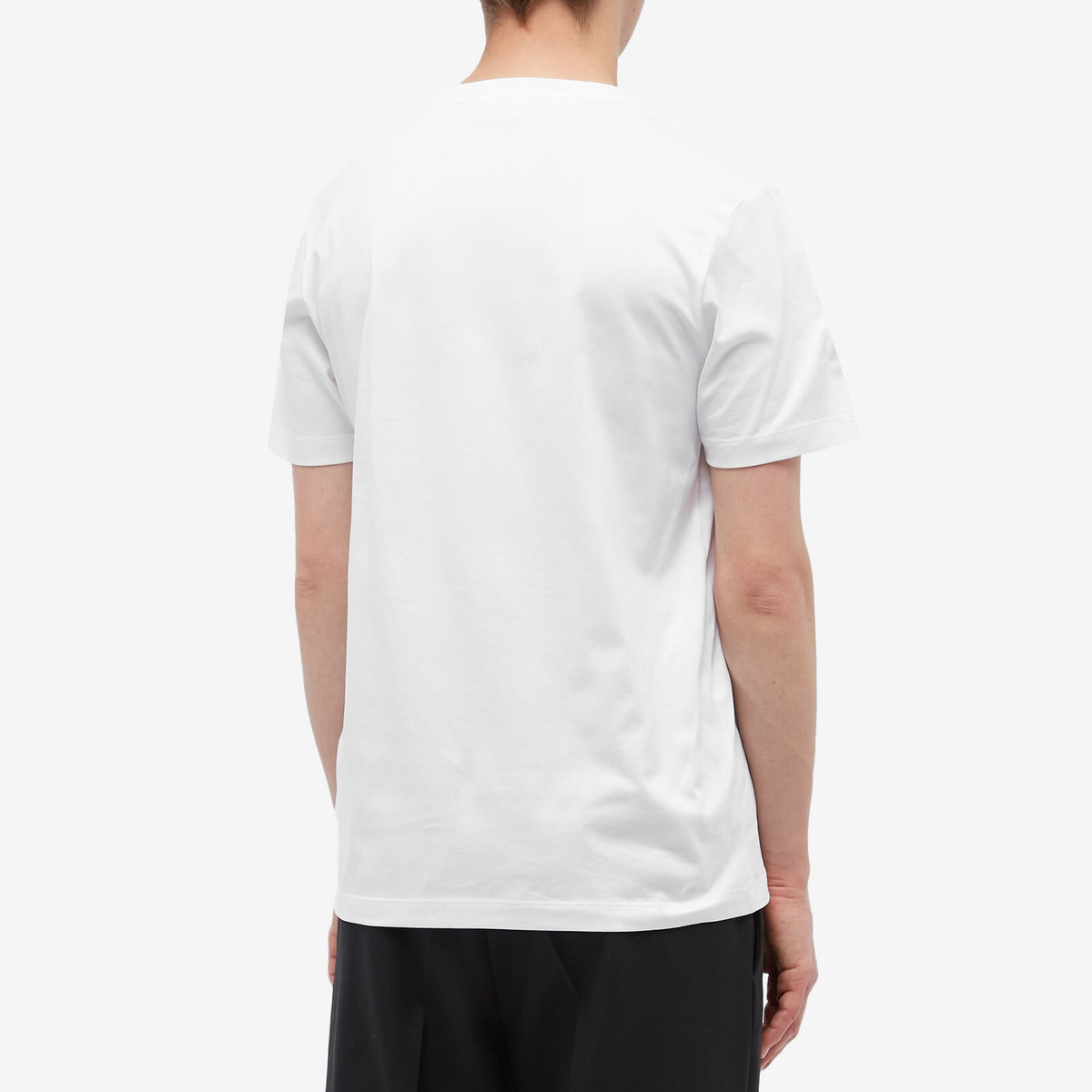 Marni Men s Stitch Logo T Shirt in Lily White Marni