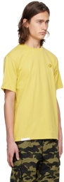 AAPE by A Bathing Ape Yellow Embroidered T-Shirt