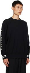 UNDERCOVER Black Appliqué Sweater