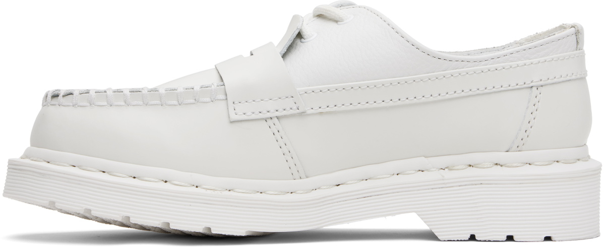 MM6 Maison Margiela White Dr. Martens Edition 1461 Penton Derbys