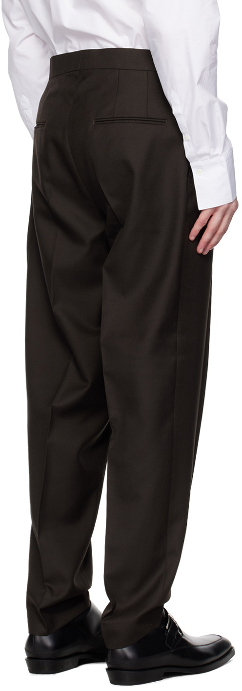 Mark Kenly Domino Tan Studio Brown Pai Trousers