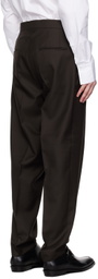 Mark Kenly Domino Tan Studio Brown Pai Trousers