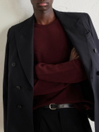 Maison Margiela - Knitted Wool Sweater - Burgundy