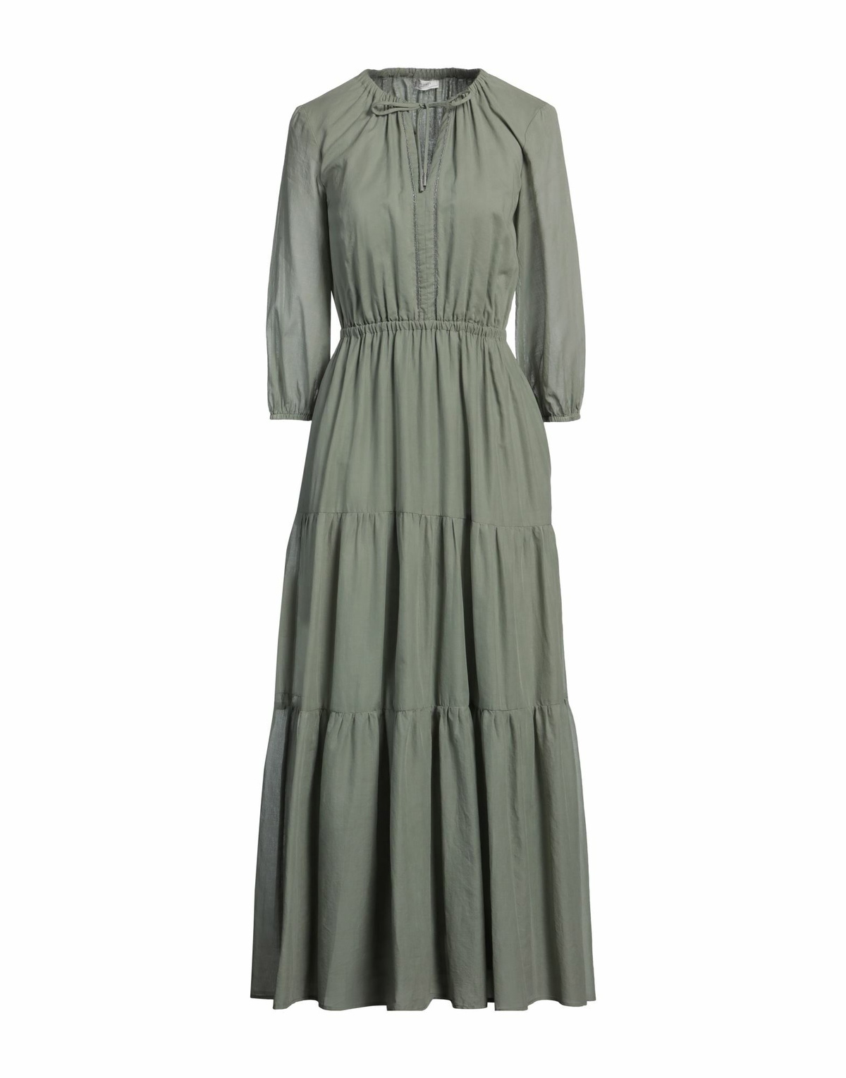 Peserico Womens Maxi dress in Sage green