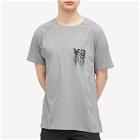 Y-3 Men's Run Short Sleeved T-shirt in Ch Solid Grey