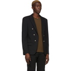 Balmain Black Six Button Jacket