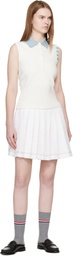 Thom Browne Off-White Milano Stitch Sleeveless Polo