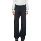 Acne Studios Gray Fleece Stamp Logo Trousers