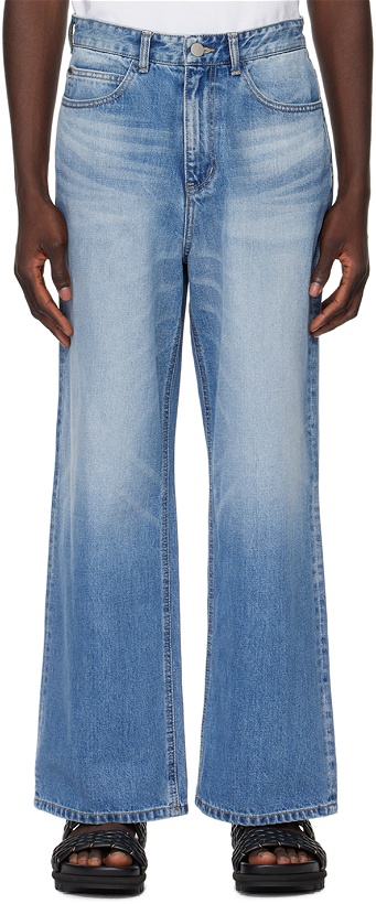 Photo: Solid Homme Blue Wide Jeans