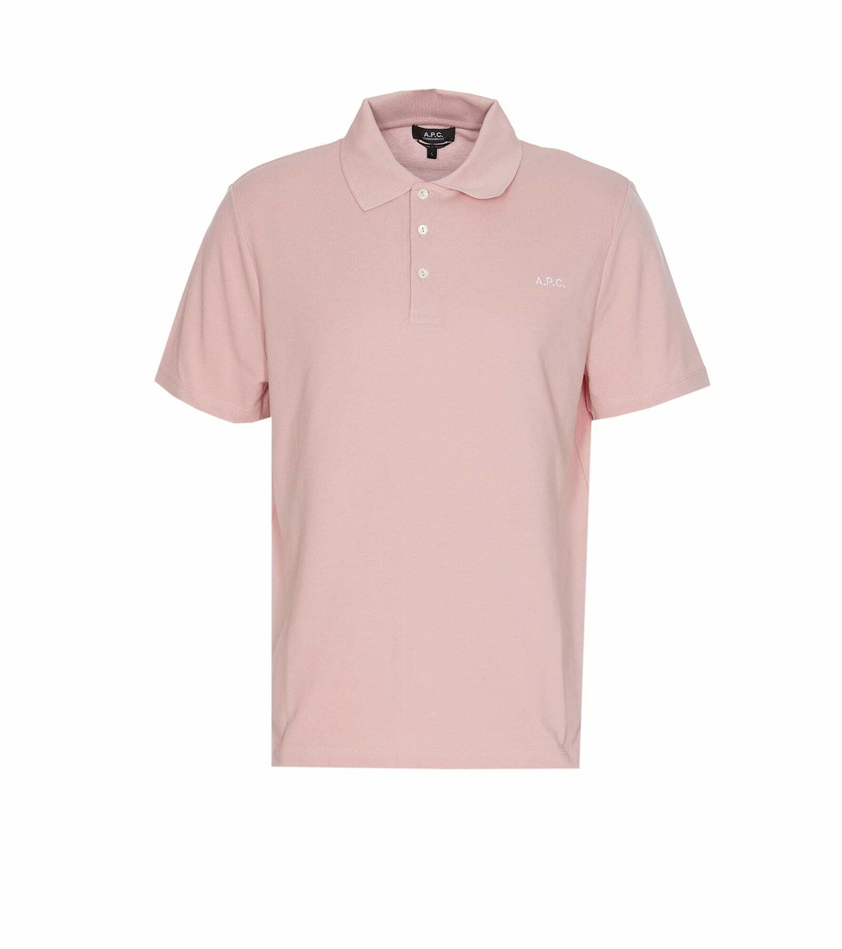 A.P.C. Men's Carter Logo Polo Shirt in White A.P.C.