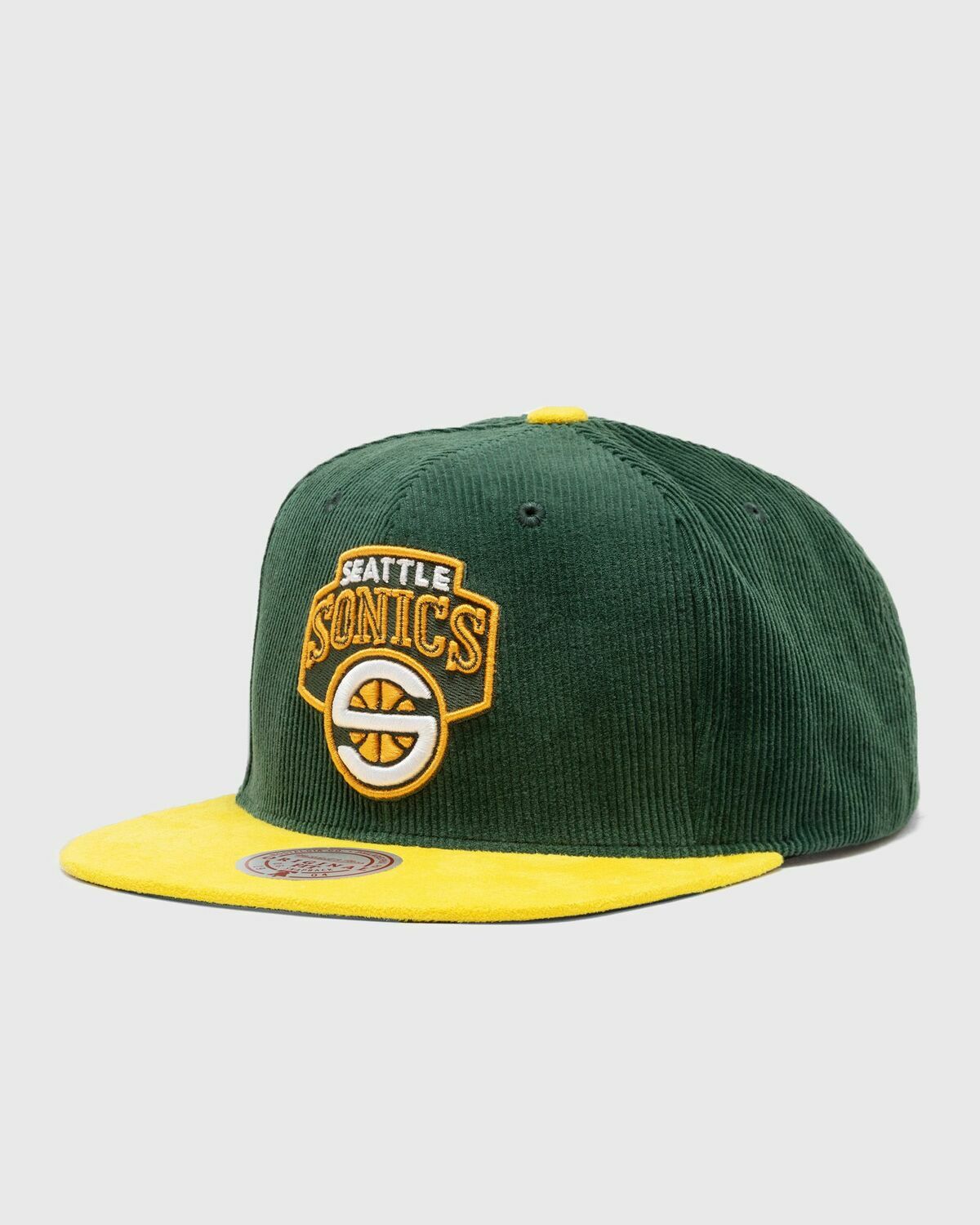 Mitchell & Ness NBA SUEDUROY SNAPBACK HWC SEATTLE SUPERSONICS green/yellow Mens Cap