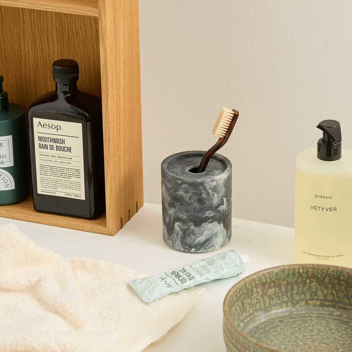 ferm LIVING Mist Container in Charcoal 