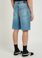 Frame Baggy Denim Shorts Light Blue