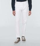 Kiton - Straight cotton-blend pants