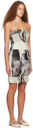 ELLISS Gray Garden Angel Minidress
