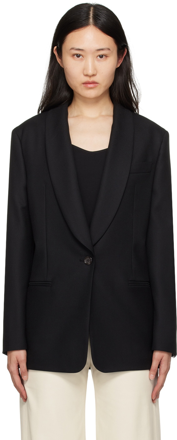 Single button blazer | Loose coat top | Street shot coat