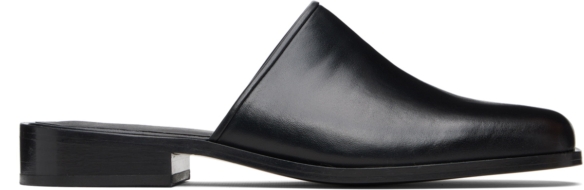 Studio Nicholson Black Barlow Slip-on Loafers