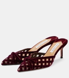 Aquazzura Romance 65 velvet mules