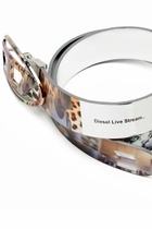 Diesel Belt with Livestream print - Belts - Unisex - Multicolor