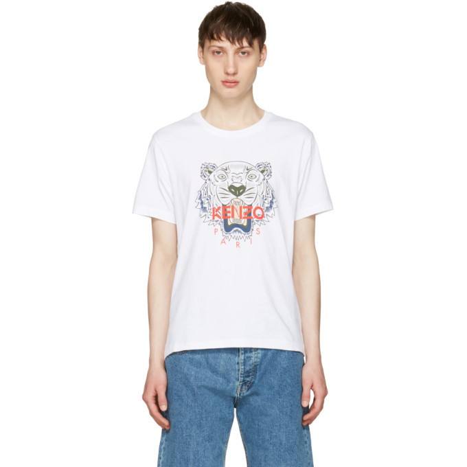 Photo: Kenzo White Limited Edition Tiger T-Shirt