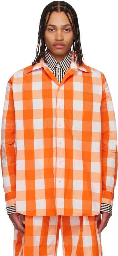 Photo: Walter Van Beirendonck Orange Maxi Shirt