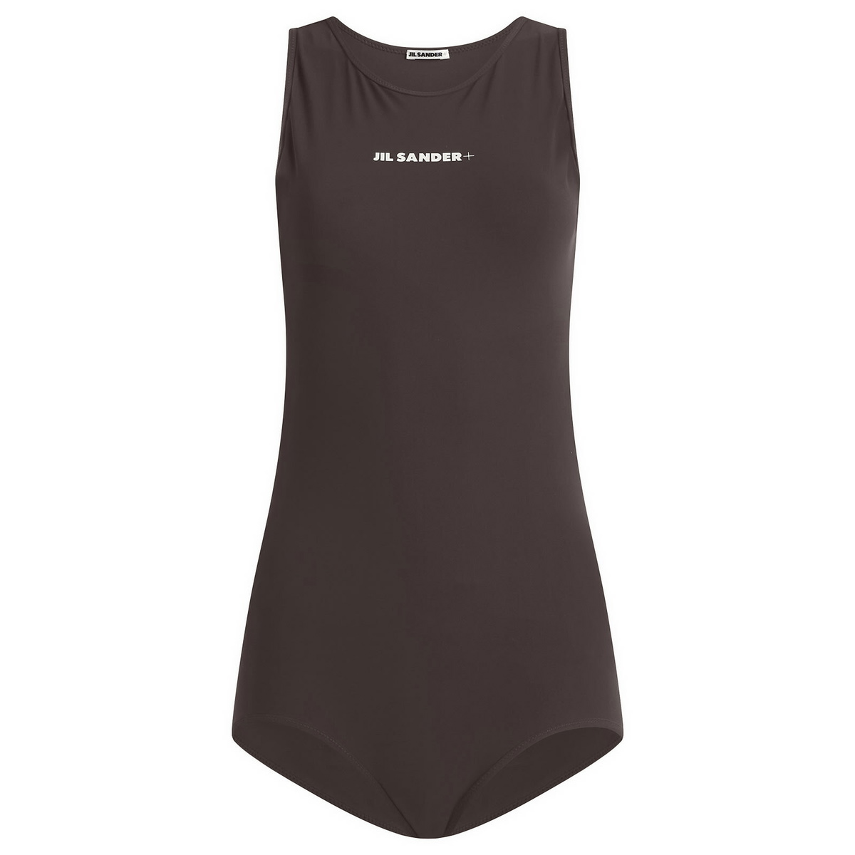Jil Sander Women's Logo Activewear Bodysuit in Earth