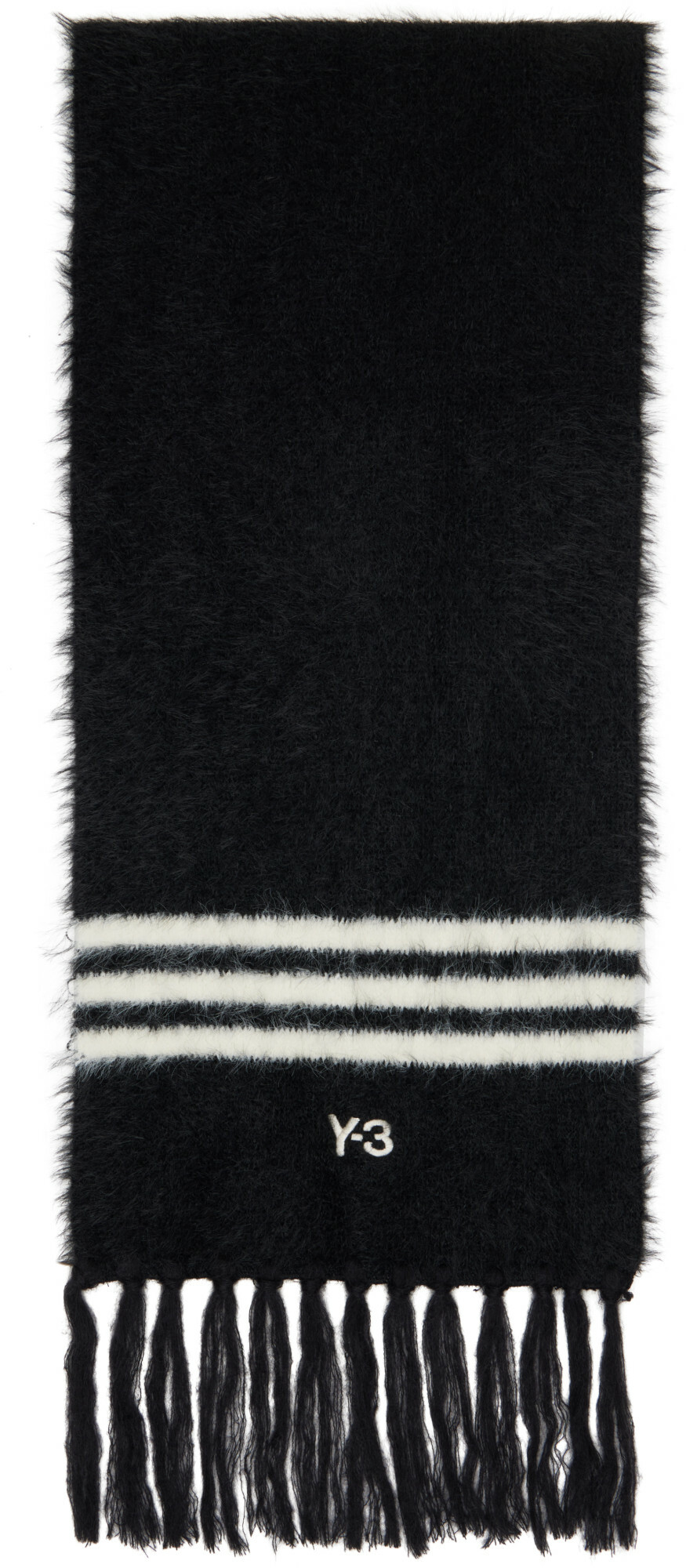 Y-3 Black Stripes Scarf
