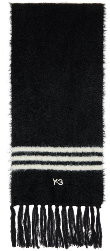 Photo: Y-3 Black Stripes Scarf