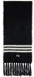 Y-3 Black Stripes Scarf