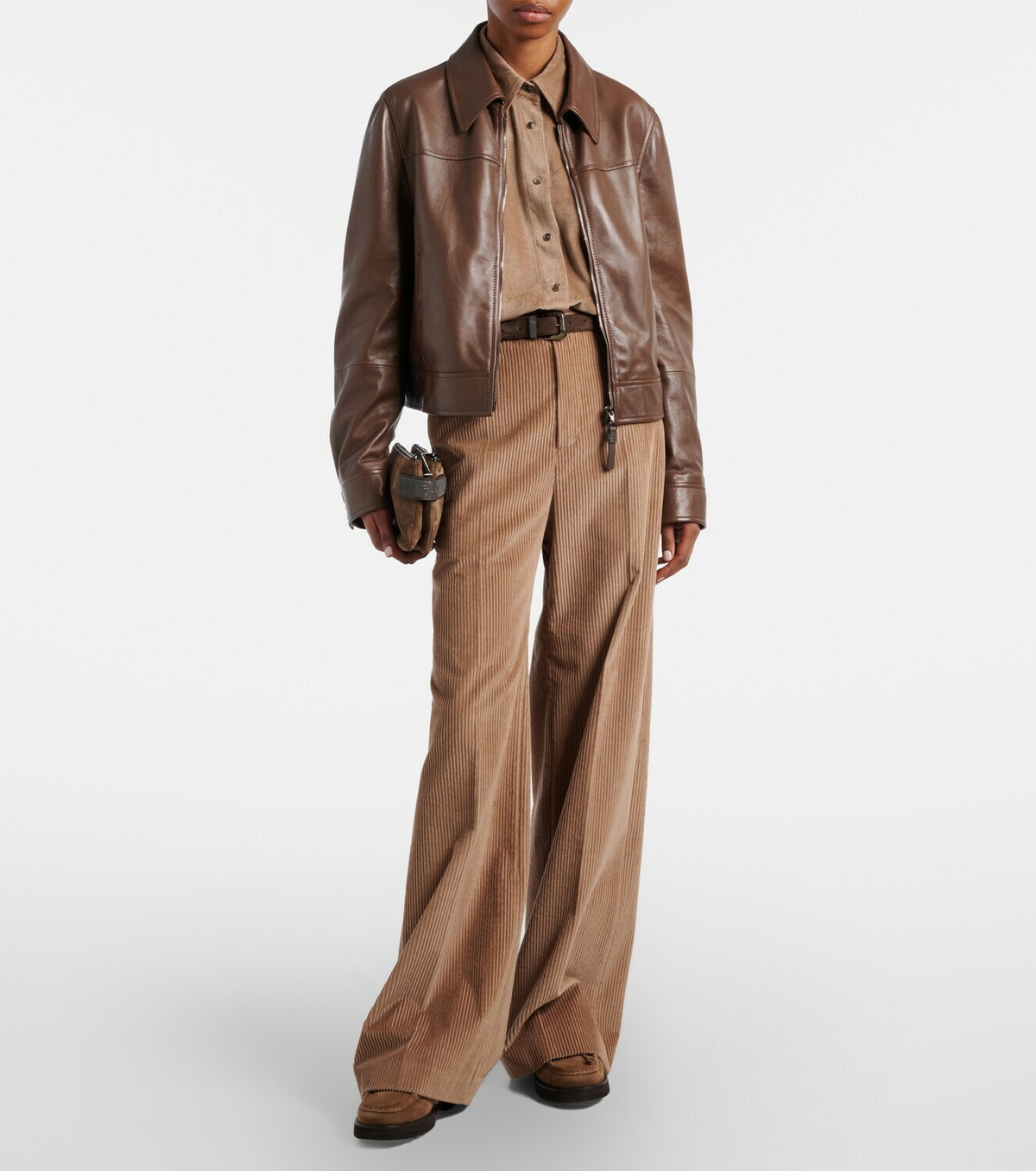 Brunello Cucinelli Leather jacket