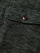 Corridor - Jacquard-Knit Cotton-Blend Overshirt - Green