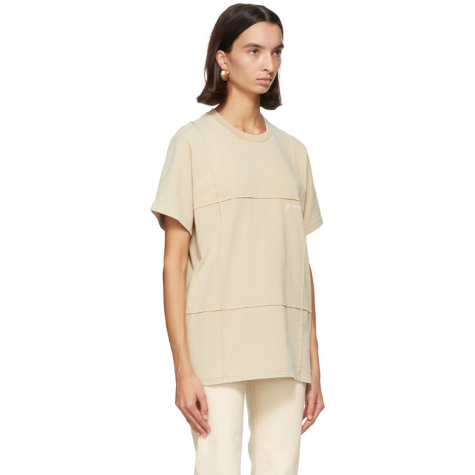 Jacquemus Beige Le T-Shirt Carro T-Shirt Jacquemus