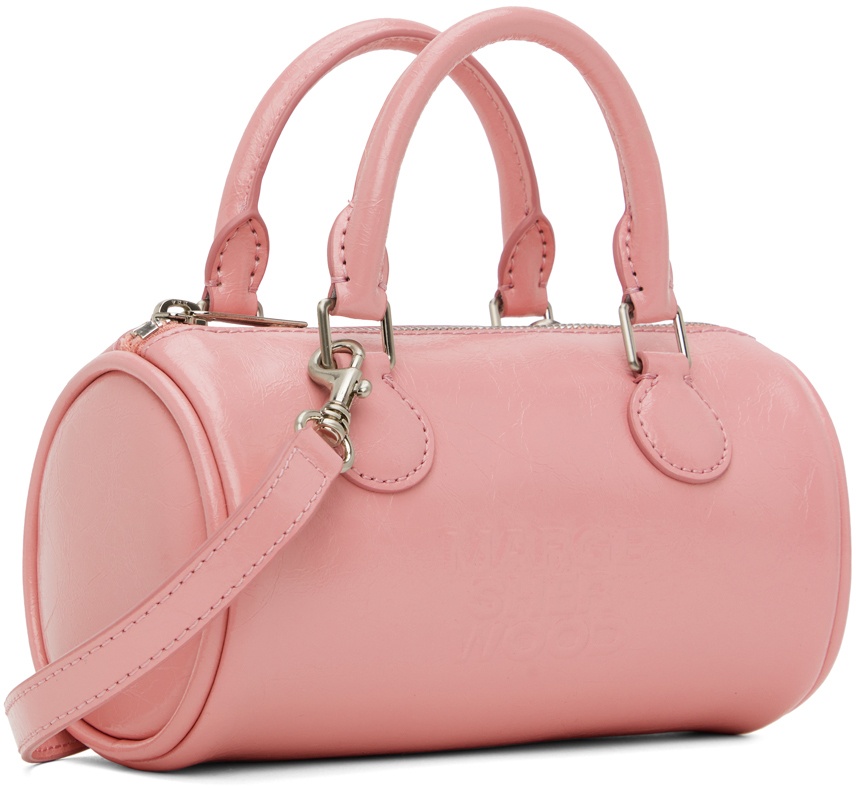 Marge Sherwood logo-embossed Leather Tote Bag - Pink