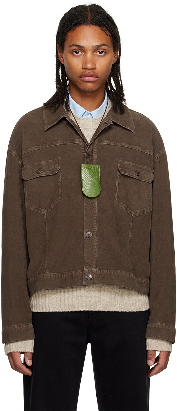 Photo: The Row Brown Orson Jacket