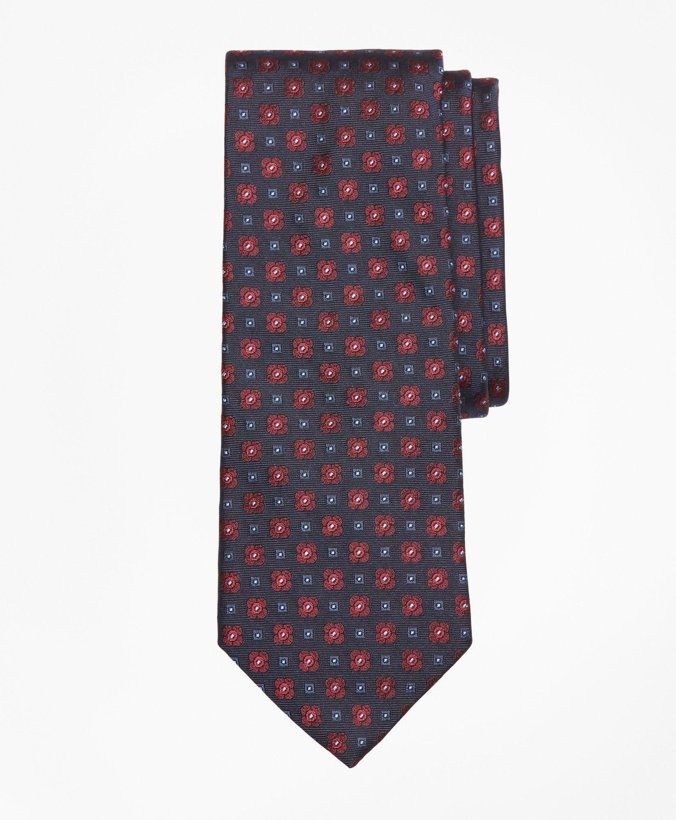 Photo: Brooks Brothers Men's Flower and Diamonds Tie | Navy/Red