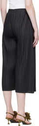 PLEATS PLEASE ISSEY MIYAKE Black Mellow Pleats Trousers